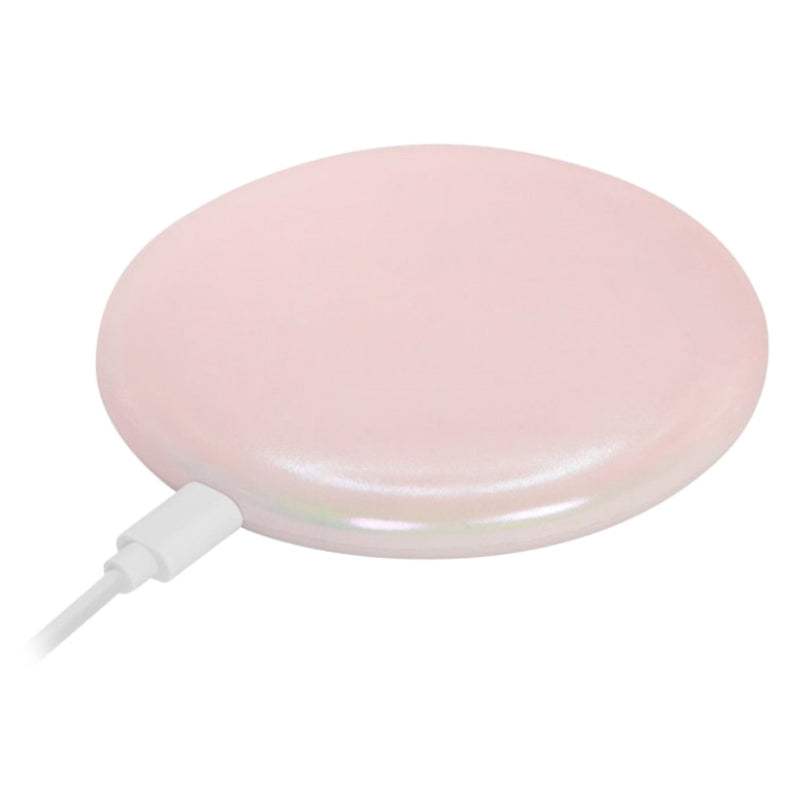 Helix Iridescent Wireless Charging Pad - Pink - ETHQIIPK
