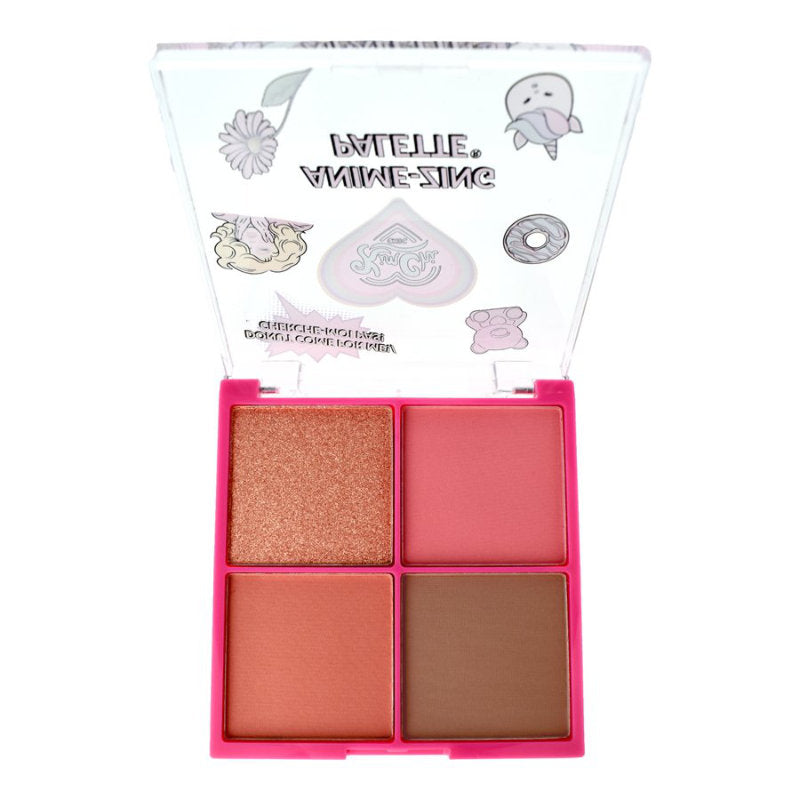 KimChi Chic Beauty Anime-Zing Face Palette - Rosy (02)