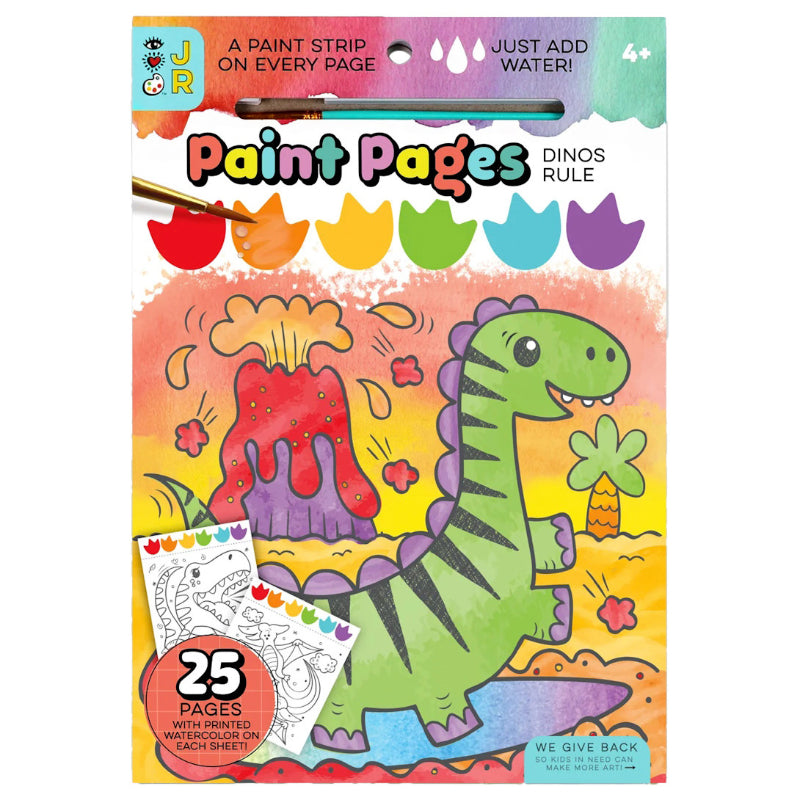 iHeart JR Paint Pages - Dinos Rule - 25 Pages