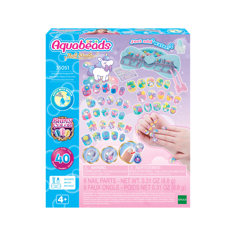 Aquabeads Unicorn Designer Nail Kit - Assorted