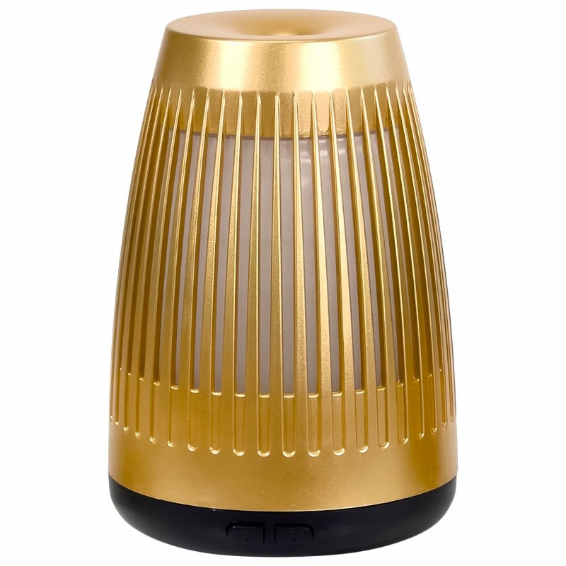 Aromar Ultrasonic Aroma Oil Diffuser Flare - Gold - 100ml