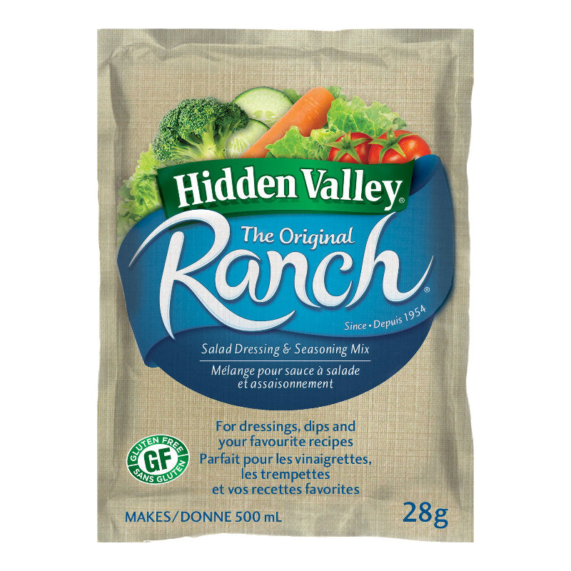 Hidden Valley The Original Ranch Salad Dressing and Seasoning Mix Packet - 28g