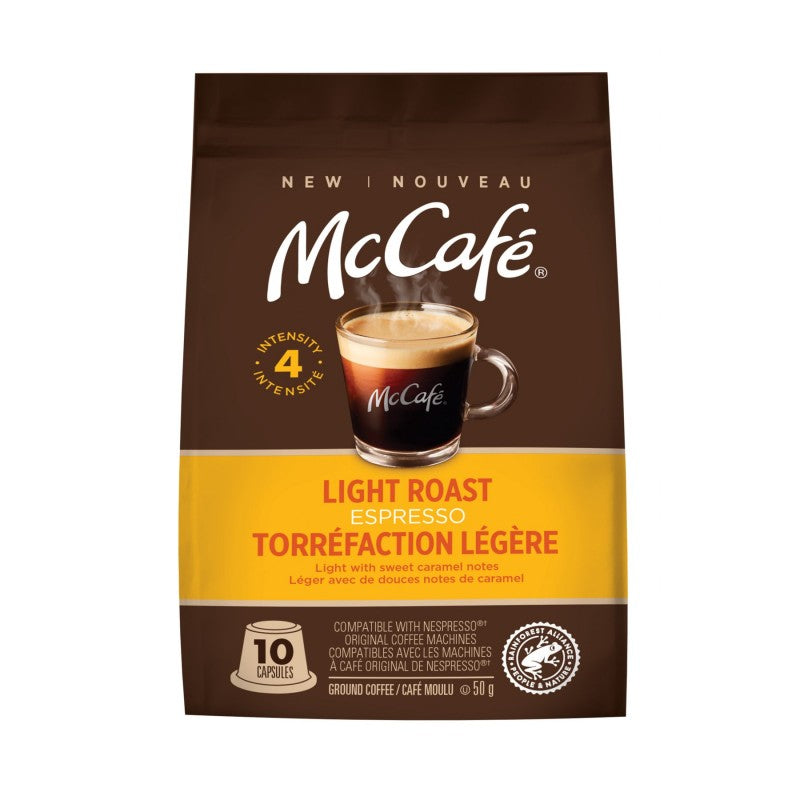 McCafe Espresso Coffee Capsule - Light Roast - 10's