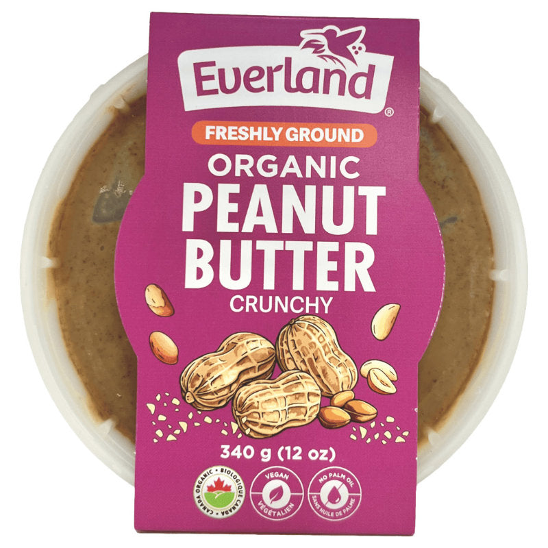 Everland Organic Peanut Butter Crunchy - 340g