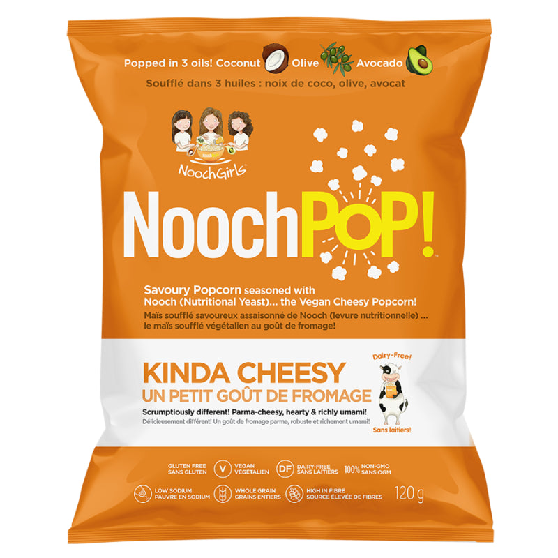 NoochPOP! Kinda Cheesy Savoury Popcorn - 120g