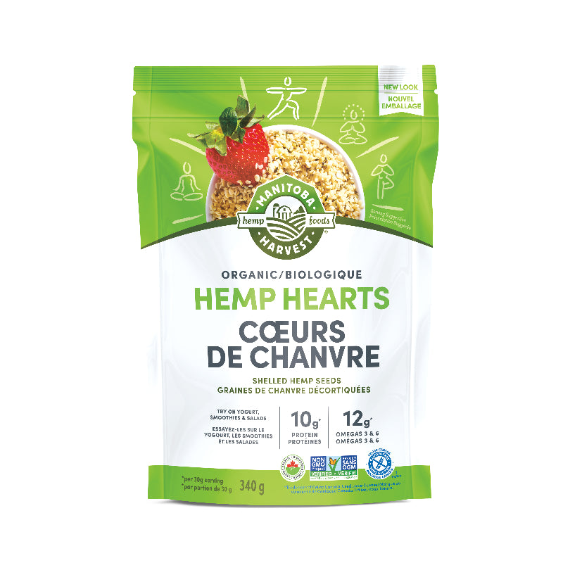 Manitoba Organic Hemp Hearts - 340g