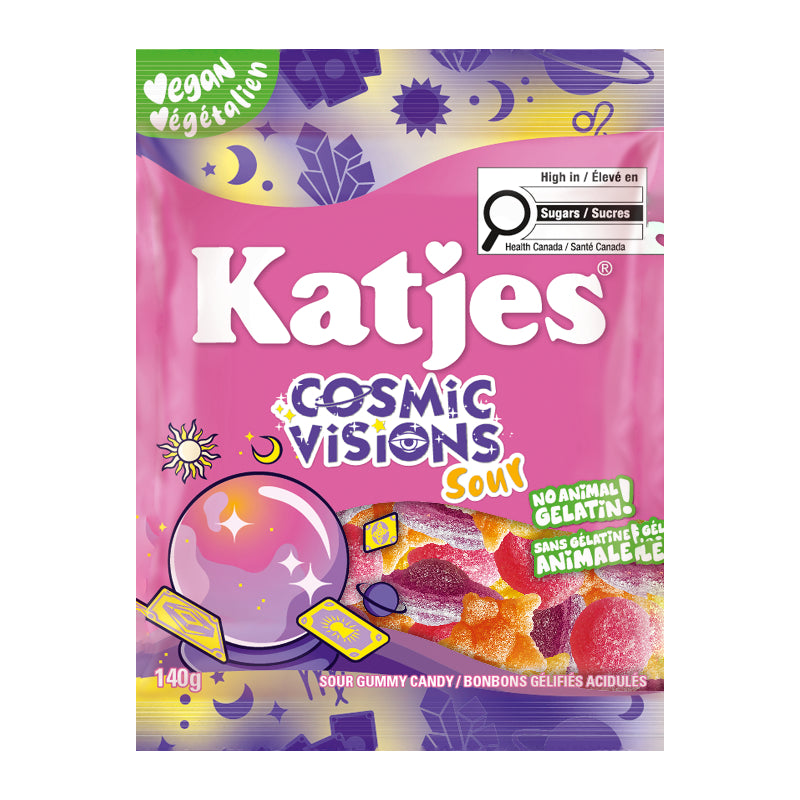Katjes Cosmic Visions - Sour Gummy Candy - 140g