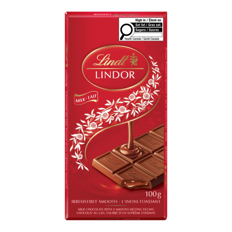LINDOR Milk Chocolate Bar - 100g