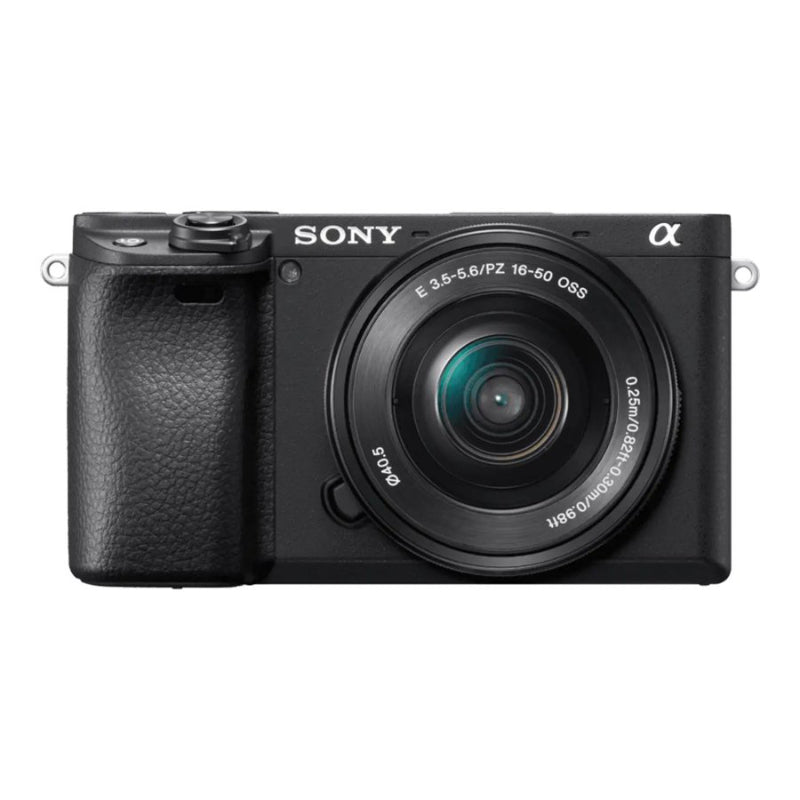 Sony A6400 APS-C Mirrorless Digital Camera with E PZ 16-50mm F/3.5-5.6 OSS Power Zoom Lens - Black - ILCE6400KB