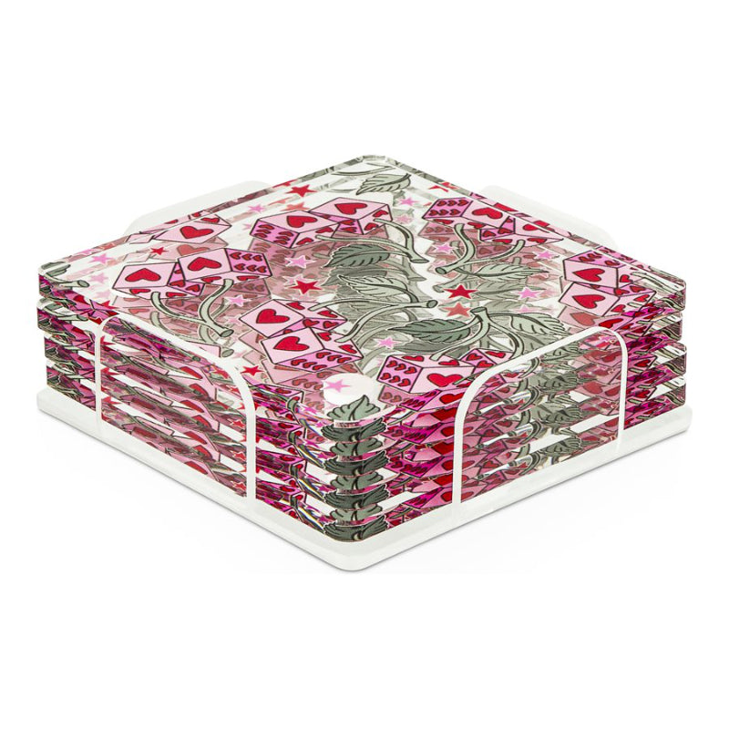 MEDICI Coaster Set - Cherries - 4pcs