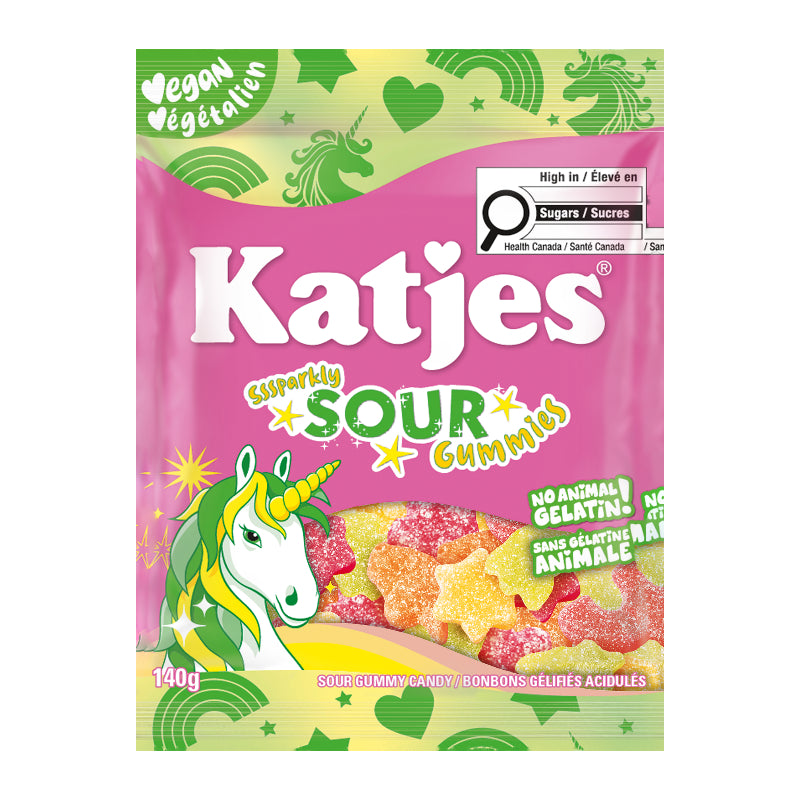 Katjes Sssparkly Sour Gummies - 140g