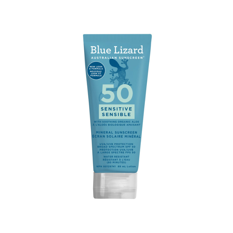 Blue Lizard Sensitive Mineral Sunscreen - SPF 50 - 89ml