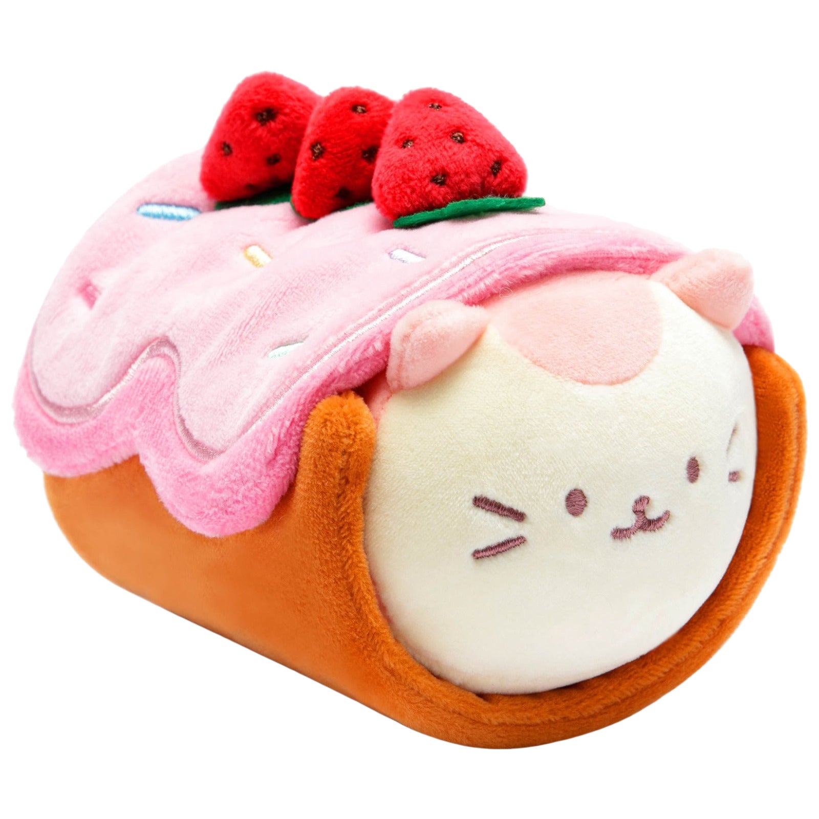 Anirollz Strawberry Rollcake Kittiroll Small Outfitz Plush