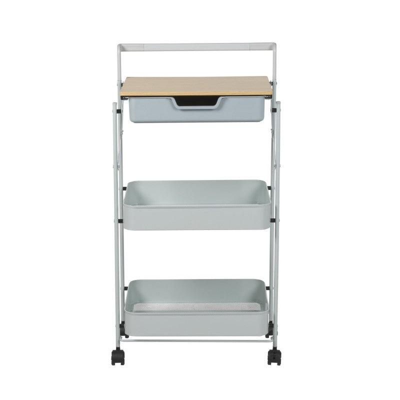 Collection by London Drugs Storage Trolley - Green - 45x29.5x87cm