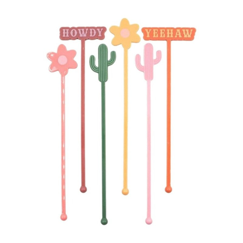Drinking Buddies Rootin Tootin Cocktail Stirrer Set - 6's