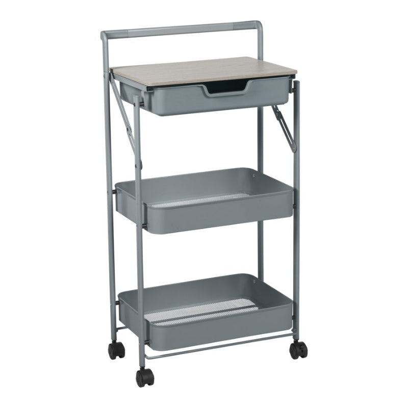Collection by London Drugs Storage Trolley - Grey - 45x29.5x87cm