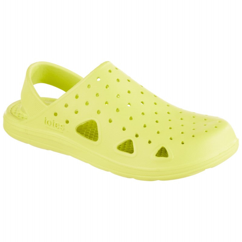 Totes Kids Splash and Play Clog with Everywear Technology - Vivid Chartreuse - 2-3