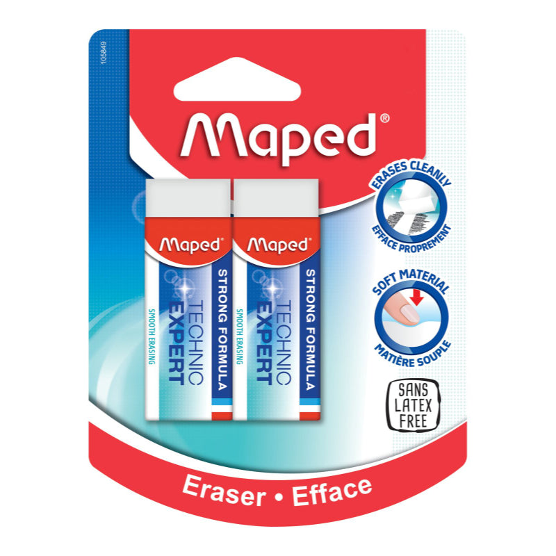 Maped Technic Expert Eraser - 2 Pack