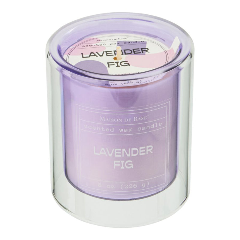 Maison De Base Candle Glass - Lavender Fig - 226g