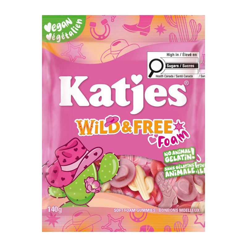 Katjes Wild & Free Soft Foam Gummies - 140g