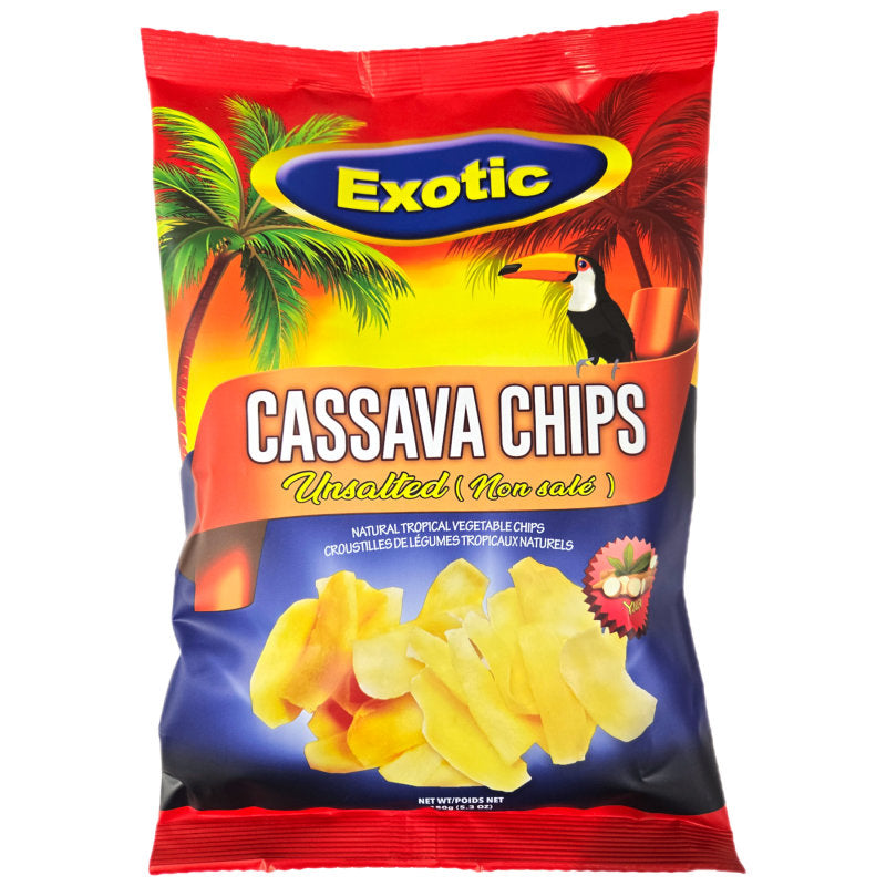 Exotic Cassava Chips - Unsalted - 150g