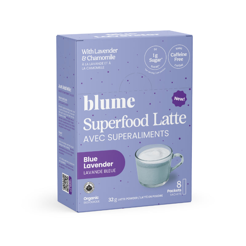Blume Superfood Latte Blue Lavender Single Serve - 8's