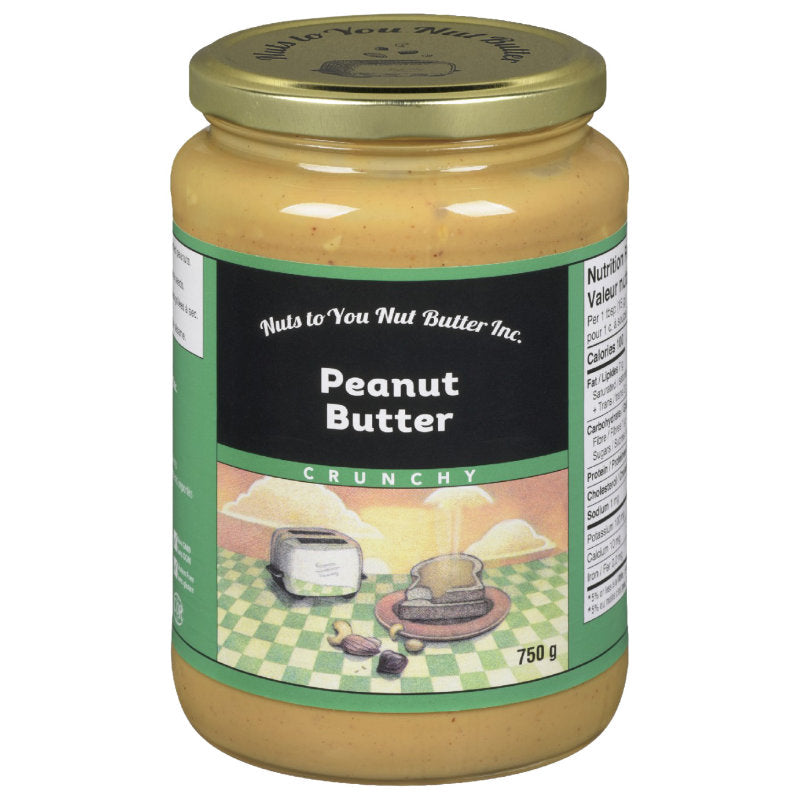 Nuts to You Peanut Butter Crunchy - 750g