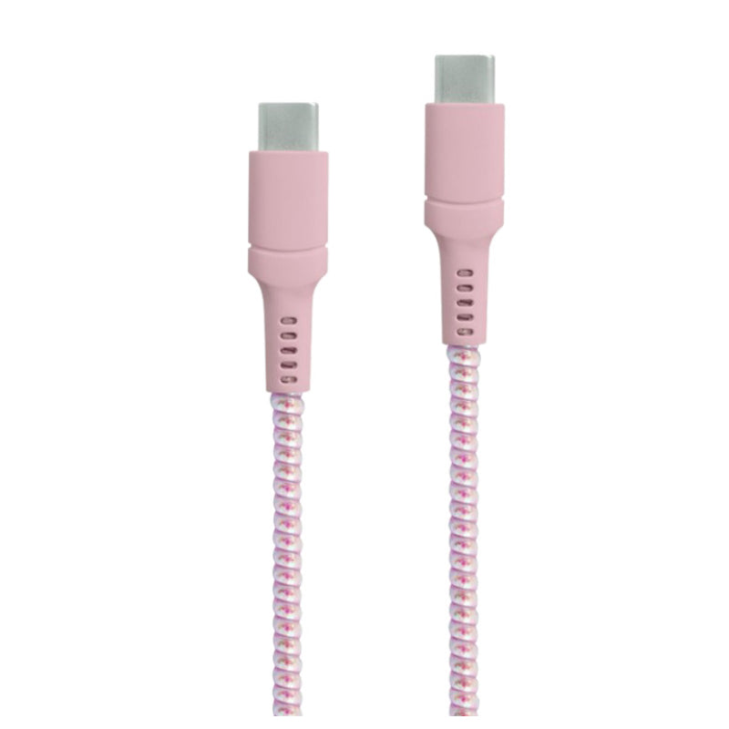 Helix USB-C to USB-C Cable - Pink - 97.5cm