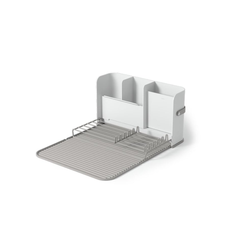 Umbra Sling Dish Rack/Draining Mat - White/Gray