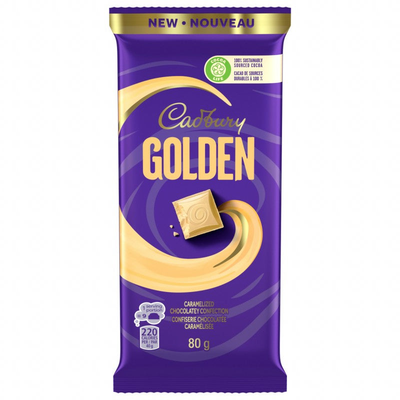 Cadbury Chocolate Bar - Golden - 80g