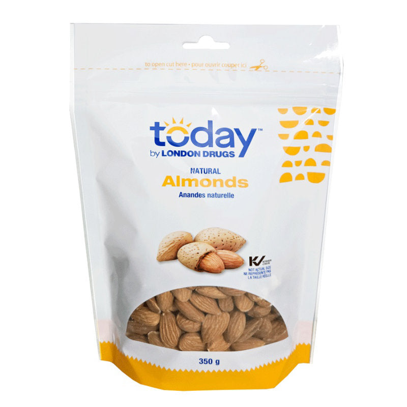 Today by London Drugs - Almonds - Natural - 350g