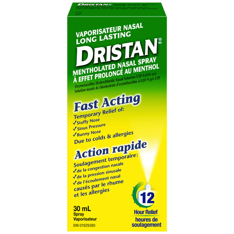 Dristan Long Lasting Mentholated Nasal Spray - 30ml