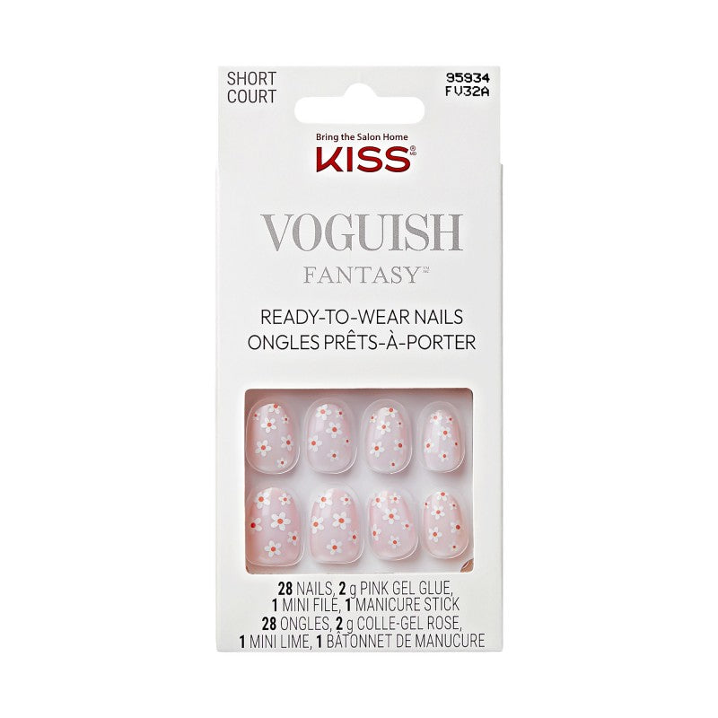 KISS Voguish Fantasy False Nails Kit - Short - Oval - Luminary - 28's