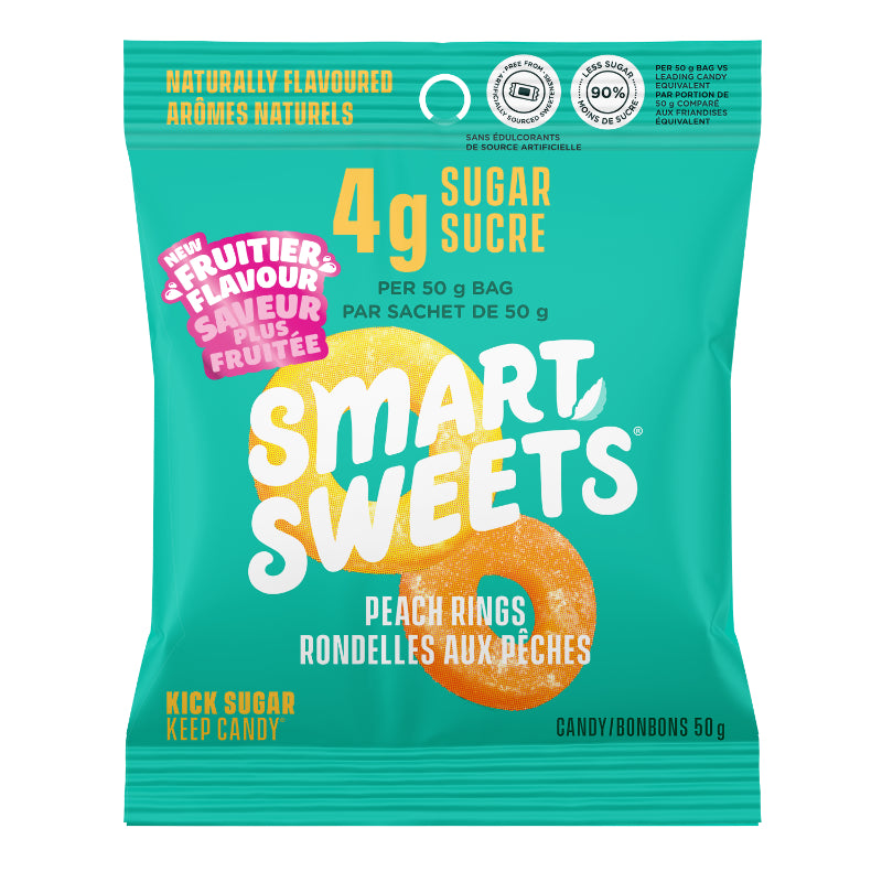 Smart Sweets Peach Rings - 50g
