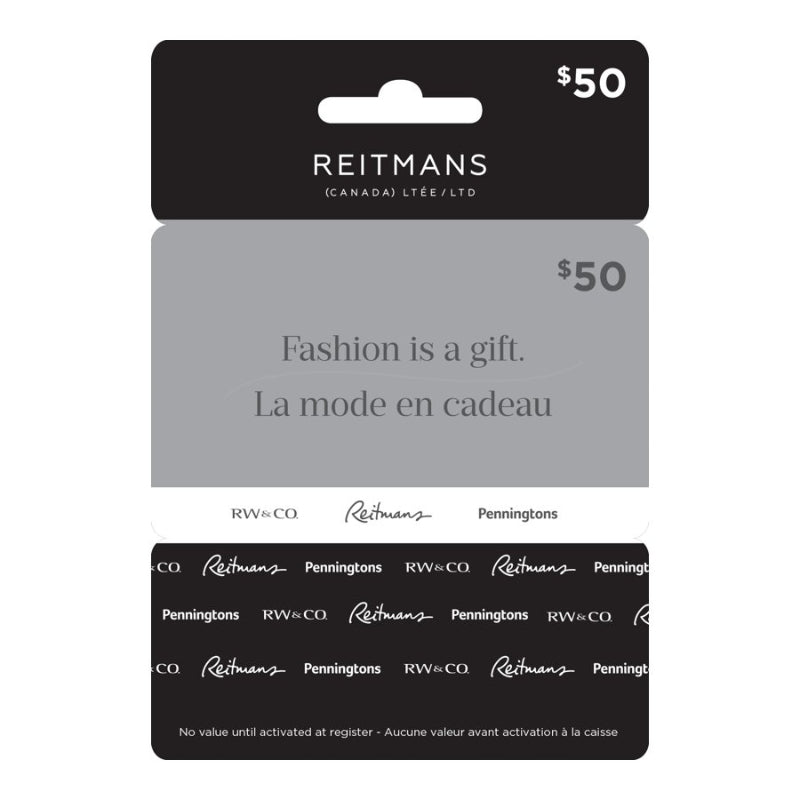 Reitmans Gift Card - $50