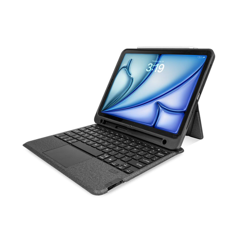 LOGiiX Keyboard and Folio Case for Apple iPad 11 (A16), iPad 10.9 (10th Gen), iPad Air 11 / 10.9, iPad Pro 11 (1st-4th Gen) - Black - LGX-14034