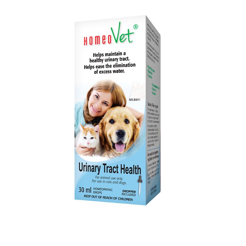 HomeoVet Homeopathic Drops for Cats and Dogs - Urinary Tract Health - 30ml