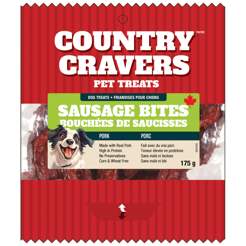 Country Cravers Dog Treats - Pork - 175g