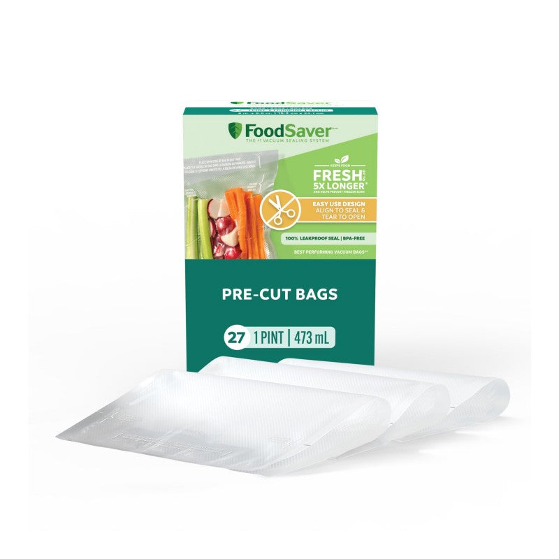 FoodSaver Bag for Vacuum Sealer - 473ml - 27's