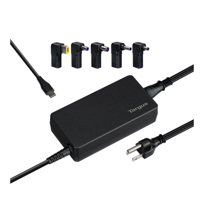 Targus 100W USB-C Power Adapter with 5 Laptop Tips - APM108TT