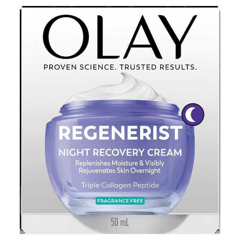 Olay Regenerist Night Recovery Cream - Fragrance Free - 50ml