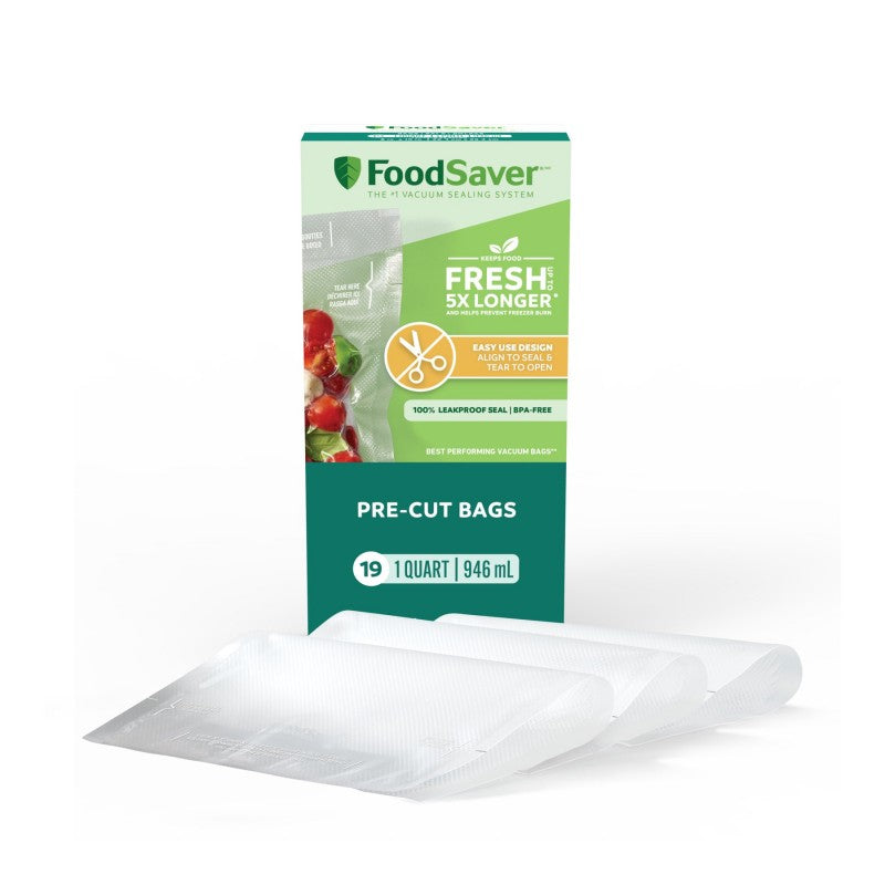 FoodSaver Bag for Vacuum Sealer - 946ml - 19's