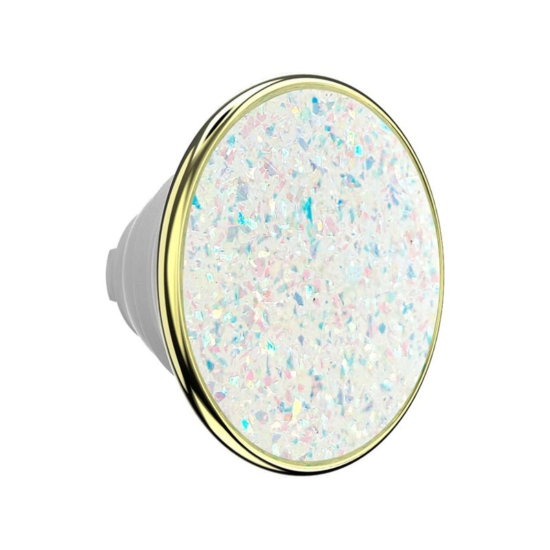 PopSockets PopTop Sunset Oasis Finger Grip / Kickstand for Cellular Phone - Luxe Enamel Opal