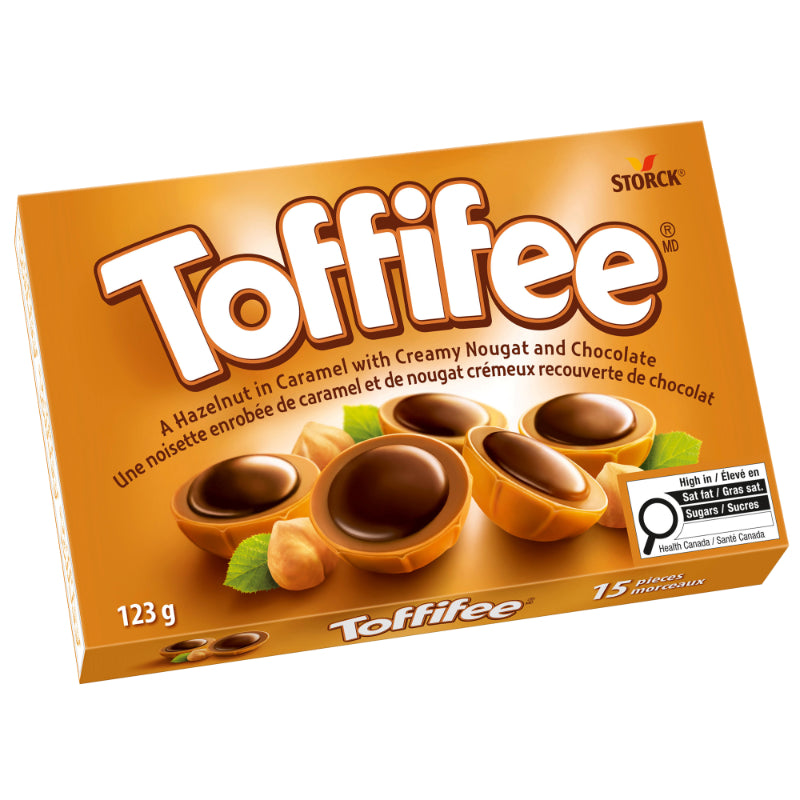 Toffifee Hazelnut Caramel Chocolate Candies - Creamy Naugat and chocolate - 123g