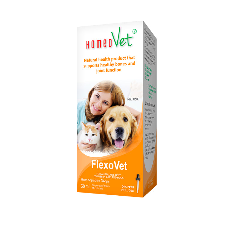 HomeoVet Homeopathic Drops for Cats and Dogs - FlexoVet - 30ml