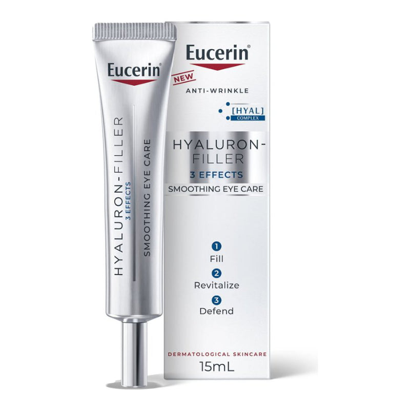 Eucerin Hyaluron-Filler 3 Effects Smoothing Eye Care - 15ml