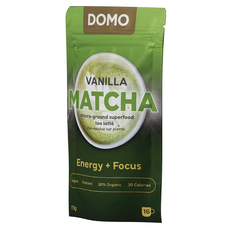 Domo Stone-Ground Tea - Vanilla Matcha - 115g