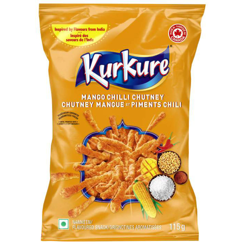 Kurkure Flavoured Snack - Mango Chilli Chutney - 115g