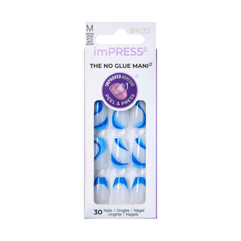 ImPRESS Press-on Manicure False Nails Kit - Medium - Mesmerize - 30's