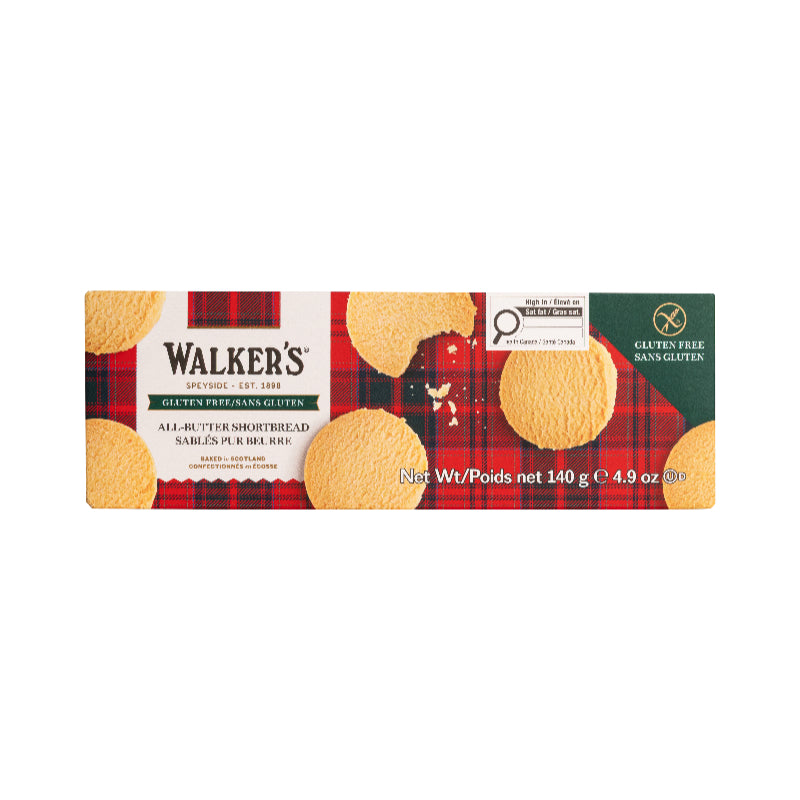Walkers Gluten Free Shortbread - 140g